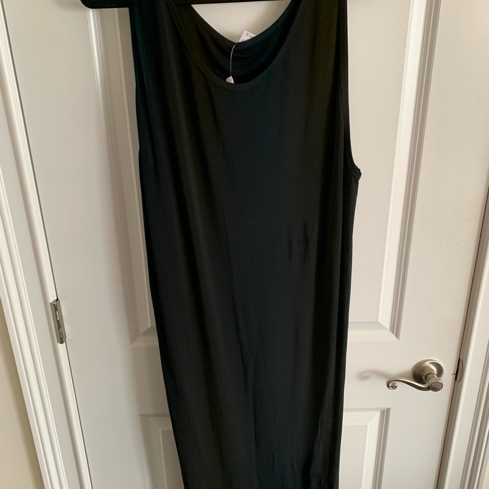He it Lang black spandex dress